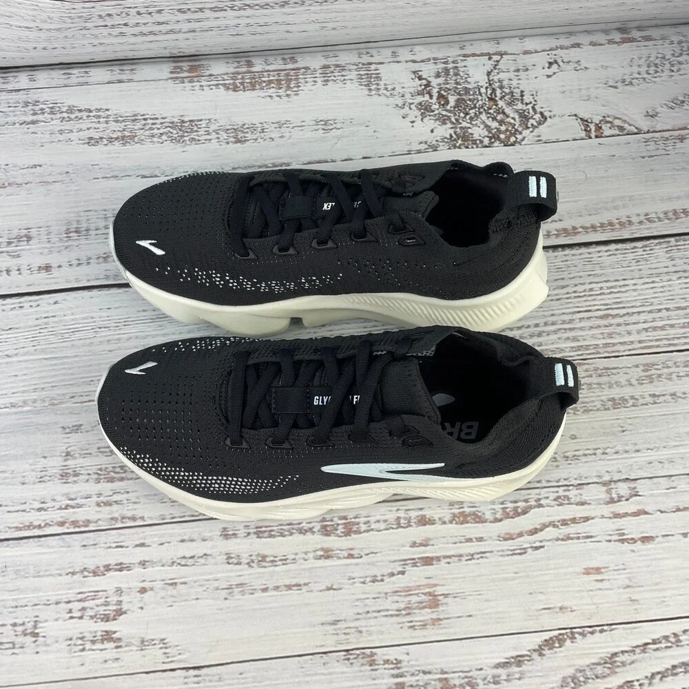 Brooks Glycerin Flex Womens US 5 B Running Shoes Black White